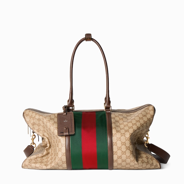 Medium GG duffle bag with Web